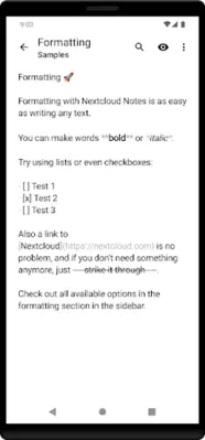 Nextcloud Notes android App screenshot 3